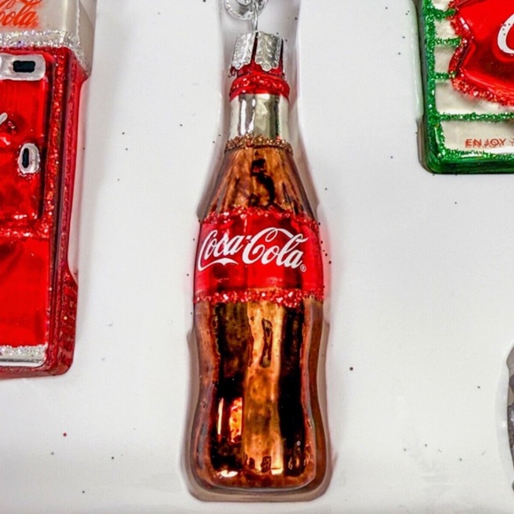Old World Christmas Coca-Cola Mini Diner 4-Pc Set Ornament - Picture 5 of 6